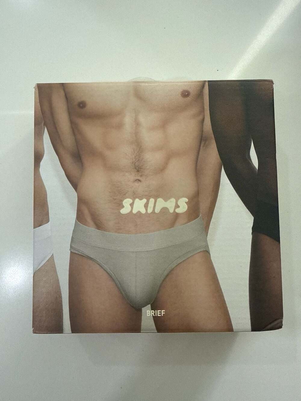 SKIMS Mens Stretch 3 Pack Brief Chalk Size XL SET OF 2-XL
White